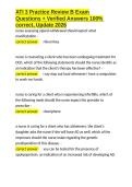 ATI 3 Practice Review B Exam Questions &plus; Verified Answers 100- correct&comma; Update 2026&period;docx