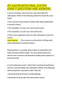 ATI GASTROINTESTINAL SYSTEM EXAM 3 QUESTIONS AND ANSWERS&period;docx