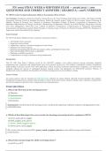 PN 1005 Final Week 6 Midterm Exam &lpar;2026&sol;2027&rpar; &vert; All Questions & Correct Answers &vert; A Grade &vert; Practical Nursing Fundamentals