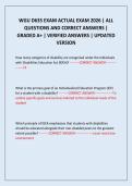 WGU D635 EXAM ACTUAL EXAM 2026 &vert; ALL QUESTIONS AND CORRECT ANSWERS &vert; GRADED A&plus; &vert; VERIFIED ANSWERS &vert; UPDATED VERSION