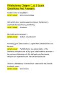 Phlebotomy Chapter 1 & 2 Exam Questions And Answers&period;docx
