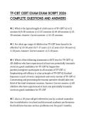 TF-CBT CERT EXAM EXAM SCRIPT 2026 COMPLETE QUESTIONS AND ANSWERS