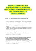 WEBCE EXAM STUDY GUIDE  2026&sol;2027 COMPLETE QUESTIONS  WITH VERIFIED CORRECT ANSWERS &vert;&vert;  100&percnt; GUARANTEED PASS  <NEWEST VERSION> 