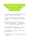 ACI CERTIFICATION EXAM STUDY GUIDE  2026&sol;2027 COMPLETE QUESTIONS WITH  VERIFIED CORRECT ANSWERS &vert;&vert;  100&percnt; GUARANTEED PASS  <NEWEST VERSION> 