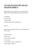 TICO PRACTICE EXAM SCRIPT 2026 FULL EVALUATION VERIFIED A&plus;