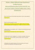 NR 567 &sol; NR567 Midterm Exam&colon; Questions &  Verified Answers  Advanced Pharmacology for the AGACNP &vert; 100 out of 100&vert; Grade A &vert;&lpar;Latest Update 2026 &sol; 2027&rpar;  Chamberlain 