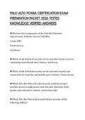 PALO ALTO PCNSA CERTIFICATION EXAM PREPARATION PACKET 2026 TESTED KNOWLEDGE VERIFIED ANSWERS