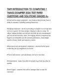 TM111 INTRODUCTION TO COMPUTING 1 TMA02 EXAMPREP 2026 TEST PAPER QUESTIONS AND SOLUTIONS GRADED A&plus;