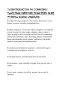 TM111 INTRODUCTION TO COMPUTING 1 TMA02 FINAL PAPER 2026 EXAM STUDY GUIDE WITH FULL SOLVED QUESTIONS