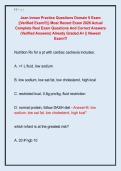 Jean Inman Practice Questions Domain II Exam  &vert;&vert;Verified Exam&excl;&excl;&excl;&vert;&vert; Most Recent Exam 2026 Actual  Complete Real Exam Questions And Correct Answers  &lpar;Verified Answers&rpar; Already Graded A&plus; &vert;&vert; Newest  Exam&excl;&excl;&excl;