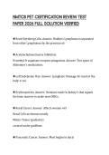 NMTCB PET CERTIFICATION REVIEW TEST PAPER 2026 FULL SOLUTION VERIFIED