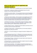 ISTM 310 CORE EXAM 2026 SET QUESTIONS AND ANSWERS GRADED