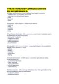 ISTM 310 COMPREHENSIVE EXAM 2026 QUESTIONS AND ANSWERS GRADED