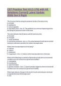 CST Practice Test &num;3 &lpar;1-175&rpar; with All Solutions Correct&vert; Latest Update 2026&vert; Get It Right