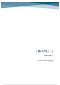 Samenvatting Finance 2