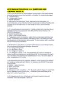 CPEN EVALUATION EXAM 2026 QUESTIONS AND ANSWERS RATED