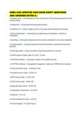 NURS 3365 UPDATED 2026 EXAM SCRIPT QUESTIONS AND ANSWERS RATED