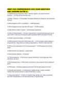 NURS 3365 COMPREHENSIVE 2026 EXAM QUESTIONS AND ANSWERS RATED