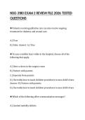 NSG 3180 EXAM 2 REVIEW FILE 2026 TESTED QUESTIONS