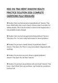 NSG 516 TINA HEENT SHADOW HEALTH PRACTICE SOLUTION 2026 COMPLETE QUESTIONS FULLY RESOLVED