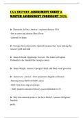 UGA HISTORY ASSESSMENT SHEET & MASTER ASSESSMENT FORESIGHT 2026