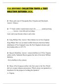 UGA HISTORY COLLECTED TESTS & TEST SOLUTION REVISED 2026&period;
