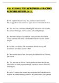UGA HISTORY FULL QUESTIONS & PRACTICE OUTCOME REVISED 2026