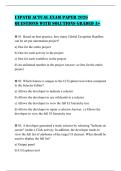 UIPATH ACTUAL EXAM PAPER 2026 QUESTIONS WITH SOLUTIONS GRADED A