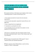 UIPATH BOARD ACTUAL PAPER 2026 COMPLETE QUESTIONS WITH ANSWERS 100&percnt; CORRECT