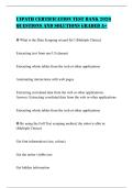 UIPATH CERTIFICATION TEST BANK 2026 QUESTIONS AND SOLUTIONS GRADED A