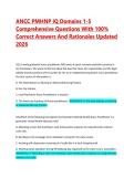 PMHNP Practice Questions&colon; Comprehensive Review of ANCC Exam Domains 1-5 with Answers & Rationales