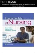 Fundamentals of Nursing &ndash; 9th Edition &ndash; The Art and Science of Person-Centred Care &ndash; Complete Test Bank