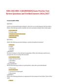 NUR 2502 Multidimensional Care III &lpar;MDC 3&rpar; Exam Practice Test &ndash; Rasmussen University 2026&sol;2027 Review Questions with Verified Answers