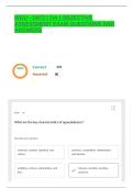WGU - D072 &vert; OA &vert; OBJECTIVE ASSESSMENT EXAM QUESTIONS AND ANSWERS &vert; VERIFIED &vert; GRADED A