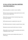NJ CALA ACTUAL EXAM 2026 QUESTIONS SOLUTIONS GRADED A&plus;