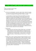 WGU C970 Task 1 with Accurate solutions verified 2026