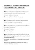 PAT MODULES 1-6 EXAM STUDY GUIDE 2026 QUESTIONS WITH FULL SOLUTIONS
