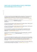NR 567 ADVANCED PHARMACOLOGY MIDTERM EXAM 2025-2026 ACTUAL EXAM 