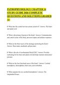 PATHOPHYSIOLOGY CHAPTER 14 STUDY GUIDE 2026 COMPLETE QUESTIONS AND SOLUTIONS GRADED A&plus;