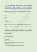 PHARMACOLOGY ATI PROCTORED ACTUAL EXAM BUNDLE PACKAGE NEWEST VERSION 2025-2026 WITH NGN FORMAT QUESTION AND CORRECT DETAILED ANSWERS WITH RATIONALES GRADED A&plus;