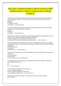 CFA Level 1 Sample Questions with all Correct & 100&percnt; Verified Answers &vert;Actual Complete Exam &vert;Already Graded A&plus;