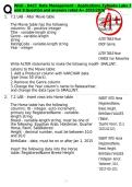 WGU - D427 Data Management - Applications ZyBooks Labs 7 and 8 Question and answers rated A&plus; 2025&sol;2026