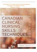 TEST BANK FOR&colon; For Clinical Nursing Skills And Techniques 1th Edition By Anne Griffin Perry&comma; Patricia A&period; Potter Chapter 1-43 Complete Guide Latest Update 2026&period;