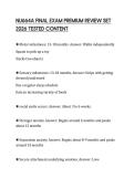 NU664A FINAL EXAM PREMIUM REVIEW SET 2026 TESTED CONTENT