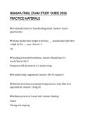 NU664A FINAL EXAM STUDY GUIDE 2026 PRACTICE MATERIALS