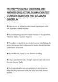 PAX PREP VOCAB NLN QUESTIONS AND ANSWERS 2026 ACTUAL EXAMINATION TEST COMPLETE QUESTIONS AND SOLUTIONS GRADED A&plus;