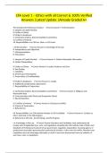 CFA Level 1 &ndash; Ethics with all Correct & 100&percnt; Verified Answers &vert;Latest Update &vert;Already Graded A&plus;