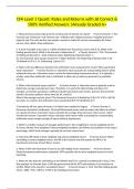 CFA Level 1 Quant&colon; Rates and Returns with all Correct & 100&percnt; Verified Answers &vert;Already Graded A&plus;