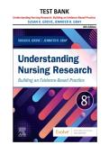 Understanding Nursing Research Test Bank &vert; 8th Edition Grove & Gray