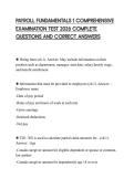 PAYROLL FUNDAMENTALS 1 COMPREHENSIVE EXAMINATION TEST 2026 COMPLETE QUESTIONS AND CORRECT ANSWERS